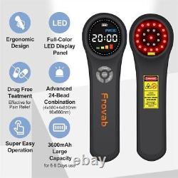 660+810+980nm Frovab Class 4 Phototherapy Light Therapy for Dogs, Acutes Otitis