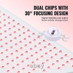 660/850 nm Red Light Therapy Panel 300W Dual-Chip LEDs Pain Relief & Skin Health