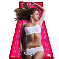 660/850nm LED Red light therapy Sleeping Mat for Full body pain relief Slimming