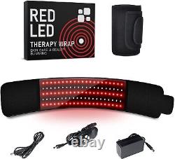 660/850nm Laser Red Light Therapy Waist Wrap Pad Belt Pain Relief Weight Loss A+