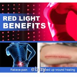 660 880nm Near Infrared Red Light Therapy Waist Wrap Pad Panel Belt Pain Relief