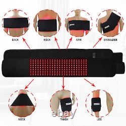 660nm 40W Near Infrared Red Light Therapy Warp Waist Back Neck Belt Pain Relief