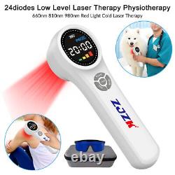 660nm+810nm+980nm Medical Grade Cold Laser Therapy Device for Pain Relief 1760mW