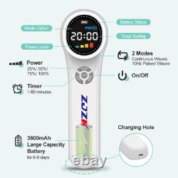 660nm+810nm+980nm Medical Grade Cold Laser Therapy Device for Pain Relief 1760mW