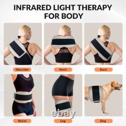 660nm 850nm 940nm Red Infrared Light Therapy Slimming Waist Belt for Pain Relief