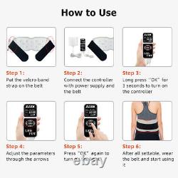 660nm 850nm 940nm Red Infrared Light Therapy Slimming Waist Belt for Pain Relief