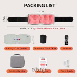 660nm 850nm 940nm Red Infrared Light Therapy Slimming Waist Belt for Pain Relief