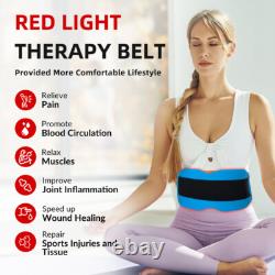 660nm 850nm 940nm Red Light Therapy for Pain Near Infrared Belt Pad Body Wrap