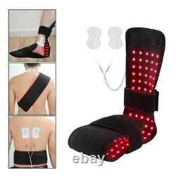 660nm&880nm Infrared Red Light Therapy Wrap Pad For Back Waist Foot Pain Relief