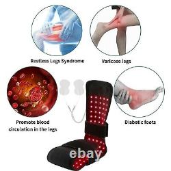 660nm&880nm Infrared Red Light Therapy Wrap Pad For Back Waist Foot Pain Relief