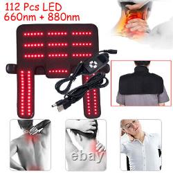 660nm&880nm Infrared Red Light Therapy for Pain Relief Back Shoulder Neck Pad