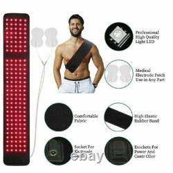 660nm&880nm Infrared Red Light Therapy for Pain Relief Back Waist Foot Wrap Pad