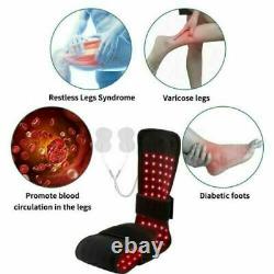 660nm+880nm Infrared Red Light Therapy for Pain Relief Waist Foot Wrap Pad US