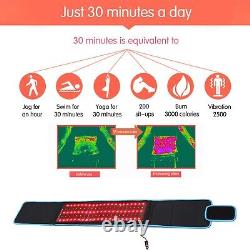 660nm 880nm Red Near Infrared Light LED Therapy Waist Wrap Pad Belt Pain Relief