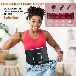 660nm 880nm Red Near Infrared Light LED Therapy Waist Wrap Pad Belt Pain Relief