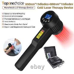 8000mW Laser Therapy for Pain Relief and Accelerated Healing 808nm+650nm 3000mAh