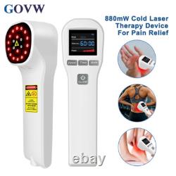 808+650nm Laser Treatment Cold Laser Therapy Device forPain Relief Wound Healing