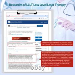 808 Cold Laser Therapy LLLT Pain Relief Device Red Light Acupuncture FDA Cleared