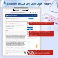 808 LLLT Pain Relief Device Home Laser Therapy Red Light Acupuncture FDA Cleared