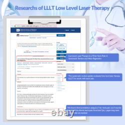 808nm NIR + 650nm Red Light Therapy Laser Device Joint/ Muscle/ Back Pain Relief