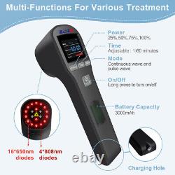 880mW 650+808nm Medical Red Light Laser Therapy for Arthritis Pain Good for Pets