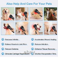 880mW 650nm 808nm Cold Laser Therapy for Dogs Human Pain Relief Wound Healing