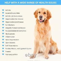 880mW 650nm 808nm Cold Laser Therapy for Dogs Human Pain Relief Wound Healing