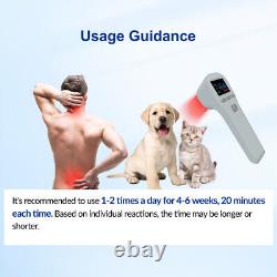880mW Cold Laser Therapy for Arthritis Pain LLLT Device Red Light for Human Pets