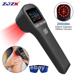 880mW Pain Relief Cold Laser Therapy Device LLLT Red Light Treatment 650nm+808nm