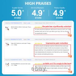 880mW Physical Therapy for Knee Arthritis Shoulder Pain Cold Laser Treatment