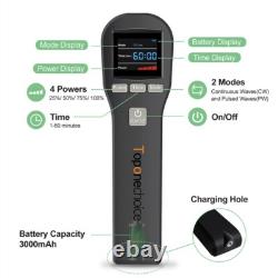 880mW Red Light Therapy with Timer 2 Modes Handheld Infrared Light Therapy Wand