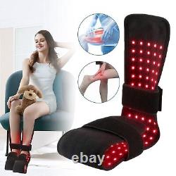 880nm&660nm Infrared Red Light Therapy Neck Waist Wrap Pad Belt Pain Relief US