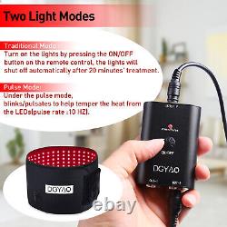 880nm Infrared Red Light Therapy Device Red light Waist Belt For Pain Relief