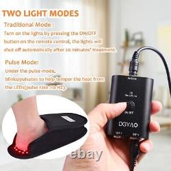 880nm Infrared Red Light Therapy Slipper for Foot Joint Neuropathy Pain Relief