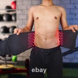 880nm Infrared Red Light Therapy Wrap Pad Belt for Back Waist Nerve Pain Relief