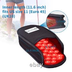 880nm Near Infrared Light Red Light Therapy Foot Slipper for Pain Relief 1 Pair