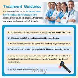 8W Class 4 Cold Level Laser Therapy Infrared Light Treatment For Pain Relief
