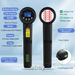 8W Cold Laser LLLT Powerful Handheld Pain Relief Laser Therapy Device