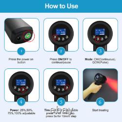 8W Cold Laser LLLT Powerful Handheld Pain Relief Laser Therapy Device
