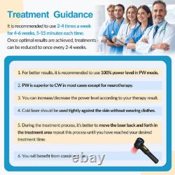 8W Cold Laser LLLT Powerful Handheld Pain Relief Laser Therapy Device