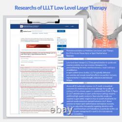 8W Cold Laser LLLT Powerful Handheld Pain Relief Laser Therapy Device