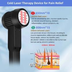 8W Laser Therapy Device 650nm+808nm for Sciatica Neuropathy Muscle Pain Relief