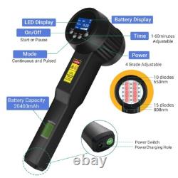 8W Laser Therapy Device 650nm+808nm for Sciatica Neuropathy Muscle Pain Relief