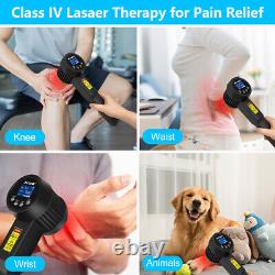 8W Powerful Cold Laser Treatment Humans Pets Pain 650nm+808nm NIR Light Therapy
