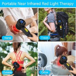 8W Powerful Cold Laser Treatment Humans Pets Pain 650nm+808nm NIR Light Therapy
