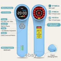 980+810nm Cold Laser Therapy Device LLLT Pain Relief Soft Red Light Treatment 980+810nm Cold Laser Therapy Device LLLT Pain Relief Soft Red Light Treatment