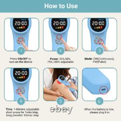 980+810nm Cold Laser Therapy Device LLLT Pain Relief Soft Red Light Treatment 980+810nm Cold Laser Therapy Device LLLT Pain Relief Soft Red Light Treatment