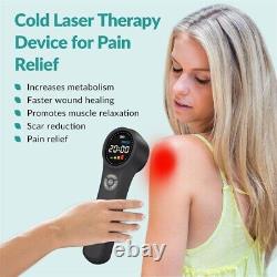 980nm Cold Light Therapy at Home, Frovab10HZ Near Infrared for Body Pain Relief