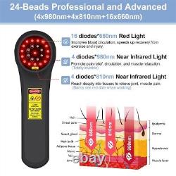 980nm Cold Light Therapy at Home, Frovab10HZ Near Infrared for Body Pain Relief