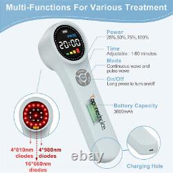 980nm Handheld Near Infrared Light Therapy Device Improve Blood Circulation